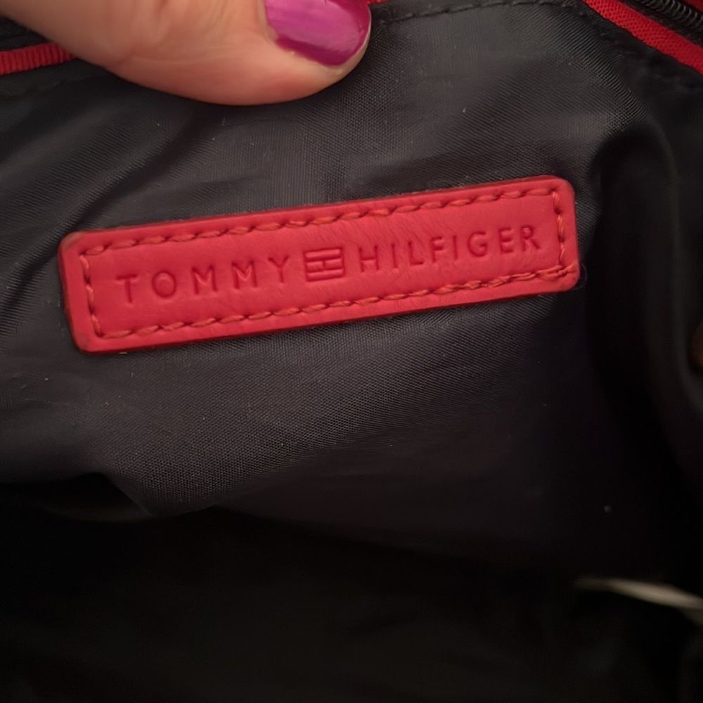 *Tommy Hilfiger* Ruby Red Monogram Shopper Handba… - image 5